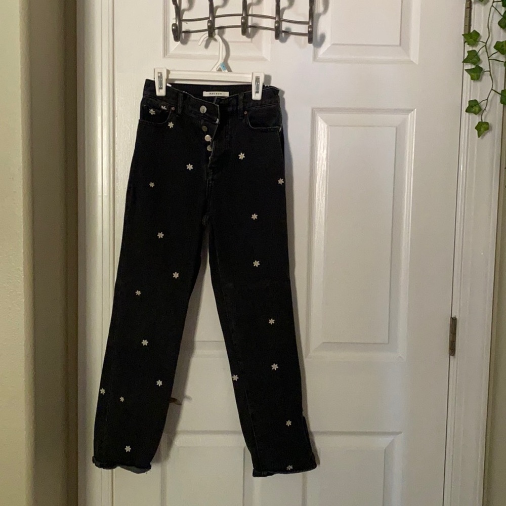daisy print mom jeans from pacsun size 22/23